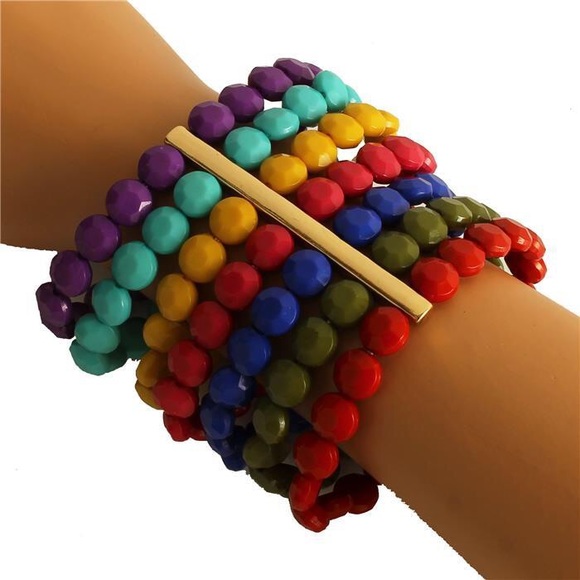 BEADS MULTILAYEREDS NECKLACE SET - Picture 3 of 3